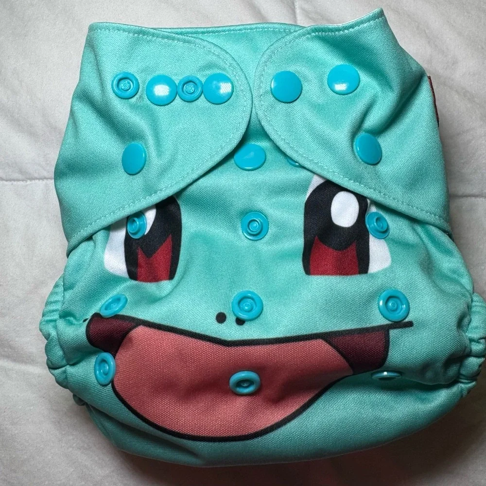 Squishy Tushies Pokémon Squirtle ( Limited edition) Cloth diaper with insert